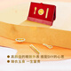 China Gold (China Gold) Gold Bowl und Essstäbchen und Löffel Dreiköpfige Set 99 Fuß Gold Baby Volle Monate Einjährige Souvenir-Geschenk Neugeborene Meeting Geschenk Gold Bowl und Essstäbchen und Löffel Gold Dreier