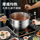 Maxcook steamer 304 stainless steel 30CM three-layer steamer thickened multi-bottom soup pot gas induction cooker universal MCZ1168
