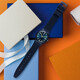 Swatch [Recommended for hot products] Swatch Swiss watch simple luminous student waterproof pointer quartz watch Gentleman blue 2.0 SO28N702