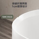 九牧（JOMOO） 浴缸家用小户型洗澡泡澡池浴室沐浴独立亚克力薄边艺术浴缸 1.7m龙头气泡按摩缸YC13117