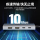 Green Network Typ-C Docking Station USB-C an HDMI/VGA/DP-Konverter Thunderbolt 4 Docking Station Thunderbolt 3 Splitter Hub für MacBook Laptop iPad Tablet SD+HDMI+VGA+Gigabit+Audio 15601