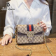 SOLO QUEEN luxury new brand bag women's bag new shoulder bag women's crossbody bag printed Chinese Valentine's Day birthday gift brown exquisite gift box