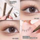 Gemeng ultra-fine eyeliner is waterproof and sweat-proof and does not smudge brown lower eyelashes. Black is easy to use 01# black + 02# dark brown [2 affordable packs]