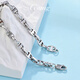 Platinum women's bracelet PT950 pig nose bracelet new fashion couple's platinum bracelet men's shiny PT950 bracelet about 12 grams 18 cm pre-order