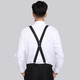 Lugeli Men's Suspender Clip Adult Pants Suspenders Suspenders Suit Shirt Suspenders Men's and Women's Fat Elastic Shoulder Strap Suspender Clip [Black]