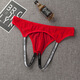 
Men's open-stage thong sexy underwear leaks anus anus anus gay gay underwear lace mesh transparent. Three self-selected equipment notes and messages. The average size is recommended to weigh 80-150 Jin [Jin equals 0.5 kg]