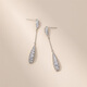 Qlady tassel drop earrings for women, light luxury, high-end earrings for women, 2025 new niche design silver needle earrings for women