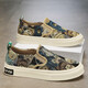 VISTURSI brand canvas shoes for men 2025 new summer breathable sports and casual lazy Doudou old Beijing cloth shoes one-legged [main picture] green 41