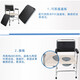 AUFU Foshan Gabinete de ancianos oriental Discapacitados Mujeres embarazadas Ruedas reforzadas Antidlip Ligera plegable Silla de baño móvil FS693 (con ruedas, con pedales)