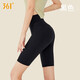 
361 yoga pants for women thin cycling pants outside wearing base sports lifting buttocks to make you look slim and short five-point fitness shark shorts black L