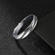 China gold 999 pure silver ring men's plain ring sterling silver ring single tail ring birthday gift for boyfriend and husband anniversary pure silver intertwined men's ring Jingsuda C530