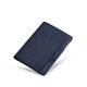 WILLIAMPOLO Paul Wallet Men's Short Canvas Personalized Wallet Creative Youth Driver's License Leather Case Multifunctional Small Card Holder Blue Short Style