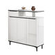 Luo Jixian 2025 new simple shoe cabinet household door elevator entrance double-sided living room partition painted porch cabinet storage cabinet delivery RD6621 double-sided porch cabinet 80cm long