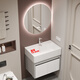 Cabinet de salle de bain XMSJ Ultra-Narrow 40 cm de large et petite taille de lavabo de salle de bain Cabinet armoire petit appartement mini bassin de lavage petite taille 4837 bassin + armoire + drain + robinet 0cm