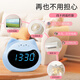 Zhong Xiaobai Voice Alarm Clock Smart 2025 New Student-Specific Wake-up Artifact Children's Large Volume Electronic Clock Desktop Sunny Blue Kitten Smart Alarm Clock - Upgraded Plug-in Model