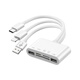 DIOEDF Applicable to Nikon Canon camera single-send SD card Huawei mobile phone card reader all-in-one otg transmission memory card tf card cf card typec to [SD card] Type-c to SD card reader USB3.0
