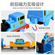 Hess portable gift box 1 train toy children boy track train 2 toddlers 1-3-6 years old birthday gift with 9 cars + 32 tracks + 12 road signs early education storage train