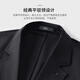 杉杉【防晒+三防薄款】西服男商务休闲凉感透气西装抗皱通勤外套男装 黑色 XL 180/100A