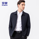 Luo Meng jacket men's autumn business men's lapel executive jacket top cadre office style dad wear i8 navy XL