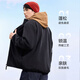 Jingjing Tokyo jacket men's assault polar fleece clothes women's 25 autumn new fleece jacket dark gray XL