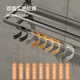 JD.com Anti-Gravity-Serie Klappende Badetuchregal ohne Stanzen und Trocknen von Handtuchregal ohne Nageln von Bad Badezimmer Wand Hanging Rack