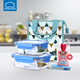 Locknlock Lock Glass Box Fresh Set Separation Bento Box con Waterware Microonda Calefacción Especial de trabajadores de oficina LLG983S602