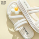 Elle aime les sandales pour les femmes avec des sandales de semelles et de plages épaisses T342L1001 Blanc 38/39
