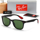 
Ray.Ban 2023 European and American men and women polarized sunglasses fashion trend travel vacation sunglasses Mens sunglasses black frame black gray film