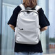 
Kangaroo backpack for men large capacity backpack for women junior high school school bag college student commuting computer bag travel bag silver gray