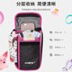Pictet FinoPictetFinoRH70 ID bag Travel passport portable multi-layer bag oblique shoulder bag Red thin ID crossbody bag