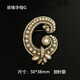 Zhuo Liang professional brooch accessories 2022 new style small fragrant suit coat pin accessories Pearl G