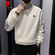 
Pierre cardin fake two-piece sweatshirt men's spring and autumn style puffing socket men's 2025 new high-end long-sleeved Maillard top 1391 black style regular XL recommended 145Jin [Jin equals 0.5 kg]