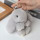Schoolbag hanging chain women's clothing dead rabbit key chain female cute internet celebrity Korean version student schoolbag hanging bag hanging decoration couple small gift brown [pretending to be dead rabbit]