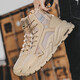 Specht Martin Boots Herrenschuhe für Frühlings- und Sommer High Top Britische Retro -Arbeitsstiefel Dicke Sohle wasserdichte Outdoor -Bergsteiger Desert Combat Black 44