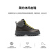 ECCO Martin Boots Herrenschuhe, Hochschuhe im Freien, lässige Kauflatten -Männerschuhe, Spuren 550604 Eisengrau 55060450843 43
