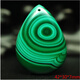 Luxurious natural malachite water drop pendant Hubei green exotic pattern pendant Natural malachite water drop pendant Hubei green exotic pattern pendant