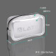 LATIT [JD.com's own brand] travel transparent water-repellent cosmetic bag, business trip toiletry bag, storage bag, bath bag, travel portable bath bag, bath bag silver