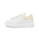 亚历山大麦昆（Alexander McQueen）新品 女士阔型系带厚底休闲运动鞋小白鞋情侣款礼物女 718139 WHGP5 3523 白色浅黄色尾 34