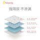 Berriga baby urine septum can wash baby bedwetting newborn bed sheet care mat Aunt pad waterproof breathable bamboo fiber white background green cloud large size 1 piece (about 100*72cm)
