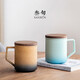 Sanxun (sanxun) Zhixing ceramic tea mug with lid filtered water cup for men and women office tea separation cup customized Zhixing mug Hulan glaze