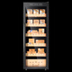 Bacchus Cigar Cabinet Temperature and Humidity Control Constant Temperature and Humidity Control Humidifier Box Mini Small Household Solid Wood Cedar Wood Inlaid Pure Culture Bare Culture Red Wine Cigar Air-cooled Frost-free Luxury Model - Large Capacity 5 Layers 1.64 Meters 270L