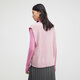 El mismo suéter casual de cuello en V para el centro comercial para mujeres 24 chaleco de punto de estilo perezoso de invierno para mujeres BDR4SD3899 P20 Hibiscus m