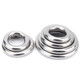 Jinchao 304 stainless steel O-shaped solid welded lifting ring seamless steel ring hammock connection fishing net pull ring steel ring M3*15 (10 pieces)