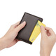 British Paul mini -co systematically card bag men's leather driving license package ultra -thin driving license leather case leather case simple high -end card clip tide black flat lines two % off