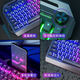 
Applicable to Lenovo Saver Y7000Y9000P gaming laptop 34-piece set of e-sports keys and mouse LOL chicken eating CF YK845-White ice blue light [single keyboard with knob