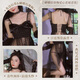 凌普婚纱套装花嫁纯欲新娘制服性感床上战袍秋冬睡衣6630 纯爱新娘黑 头纱+连衣