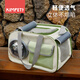 KimPets Sac pour Chat Sortie Capsule Spatiale Portable Sac pour Chat Lapin Out Box Voiture Cage pour Animaux de Compagnie Sac à bandoulière Grande capacité Modèle Gris Boîte pour Chat Multifonction