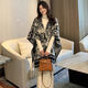 Yunna National Style Landscape Painting Shawl Travel Outdoor Cloak Cloak Blanket Thickened Warm Scarf for Women in Autumn and Winter Landscape Painting Shawl
