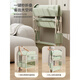 Mesa de pañales ULOP mesa de cuidado de bebés mesa de baño de bebé cambia pañal extraíble cuna plegable mesa de pañal verde de lujo + bañera de bebé [temperatura + lavado