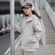 Camel (CAMEL) thin velvet woven sports coat women's hooded casual jacket windbreaker C0W14L9123 Sha Xing L